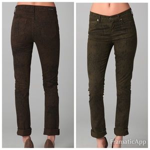 Citizens of Humanity Mandy highwaist olive jeans